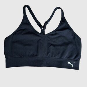 PUMA Racerback Sports Bra - Black - Large - NWOT